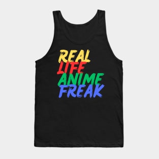 Real Life Anime Freak (Mood Colors) Tank Top